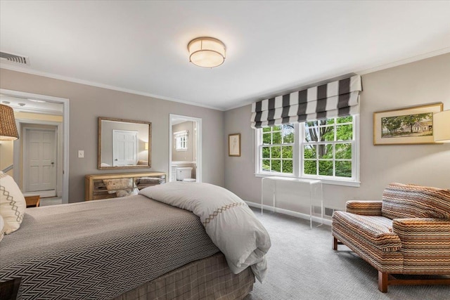 35 Seville Ave, Rye, NY 10580 - bedroom featuring ornamental molding, baseboards, and carpet