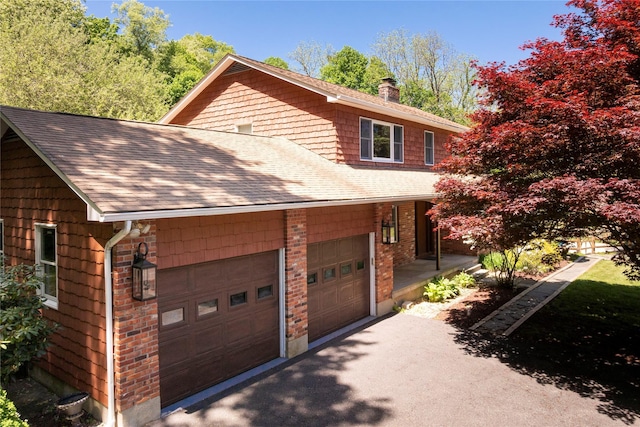135 Turk Hill Rd, Carmel, NY 10509 - view of front of house with roof with shingles and a chimney