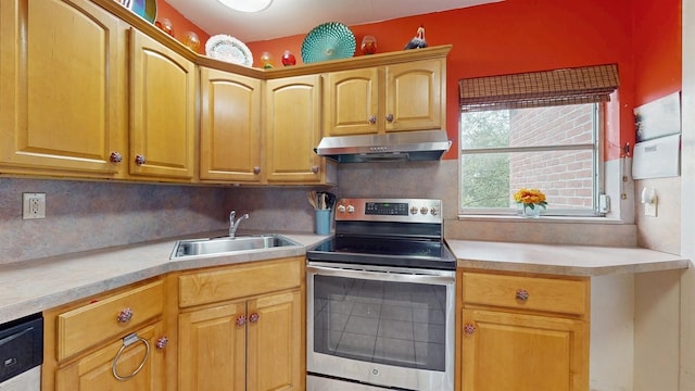 3 Byram Ridge Rd S, Armonk, NY 10504 - kitchen with appliances with stainless steel finishes, under cabinet range hood, and light countertops