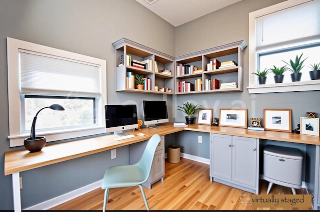 3 Byram Ridge Rd S, Armonk, NY 10504 - office with built in study area, healthy amount of natural light, and light wood-type flooring
