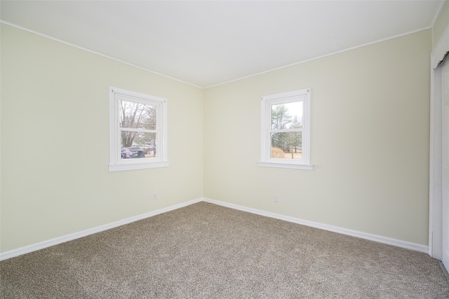 11-13 Eldridge Ln, Red Hook, NY 12571 - spare room with carpet floors, crown molding, and baseboards
