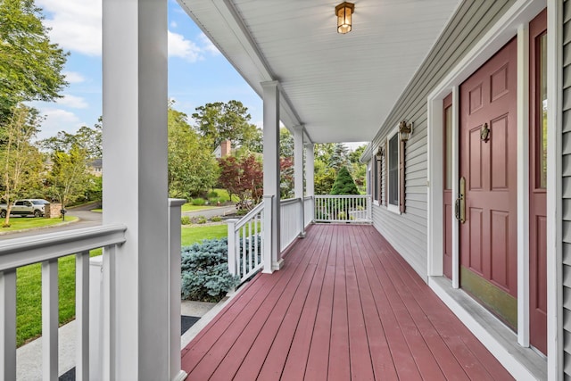 9 Joseph Bow Ct, Pearl River, NY 10965 - view of wooden porch