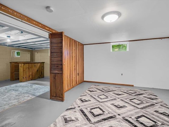 708 Kirbytown Rd, Middletown, NY 10940 - basement featuring concrete block wall
