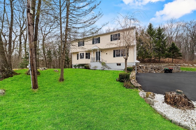 123 E St, South Salem, NY 10590 - colonial inspired home featuring a front lawn
