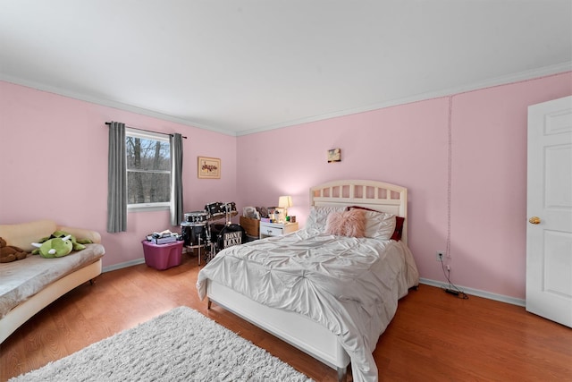 123 E St, South Salem, NY 10590 - bedroom with wood finished floors, ornamental molding, and baseboards