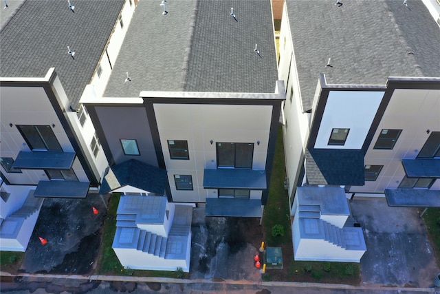 view of subject property