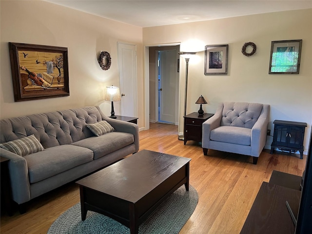 19933 22nd Avenue -, Whitestone, NY 11357 - living area with light wood-type flooring and baseboards