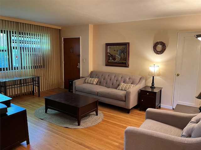 19933 22nd Avenue -, Whitestone, NY 11357 - living area with light wood-type flooring