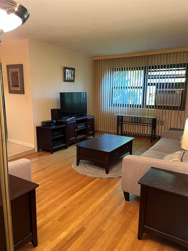 19933 22nd Avenue -, Whitestone, NY 11357 - living room featuring light wood-style floors and baseboards
