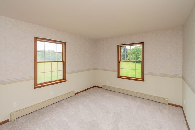 162 Lippincott Rd, Wallkill, NY 12589 - carpeted empty room with a baseboard radiator
