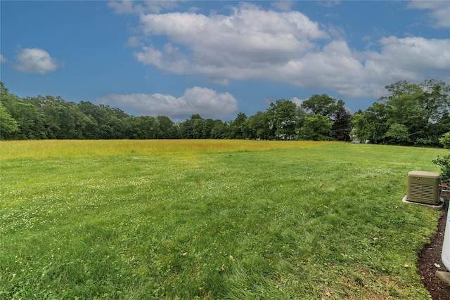 162 Lippincott Rd, Wallkill, NY 12589 - view of green lawn with a rural view and a wooded view