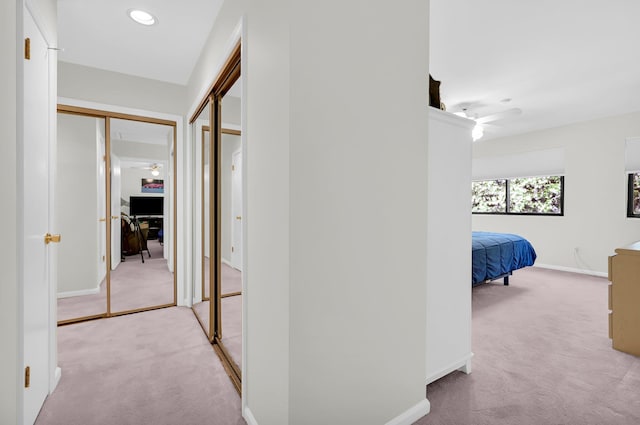 48 Old Lake Rd, Congers, NY 10920 - hall with carpet floors and baseboards