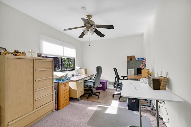 48 Old Lake Rd, Congers, NY 10920 - home office featuring ceiling fan