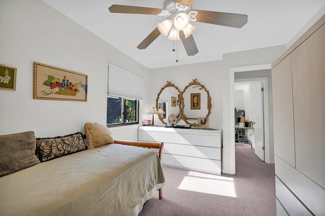 48 Old Lake Rd, Congers, NY 10920 - carpeted bedroom with a ceiling fan