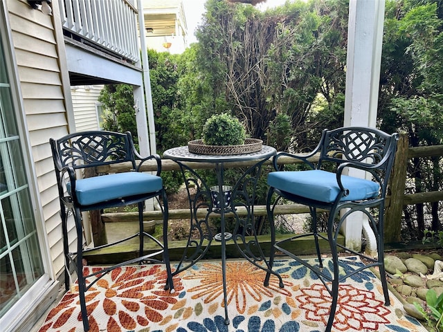 77 The Knls, Warwick, NY 10990 - view of patio / terrace with a balcony