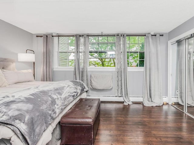 117 Sunset Blvd Unit 10117, Bronx, NY 10473 - bedroom featuring wood finished floors and a baseboard heating unit