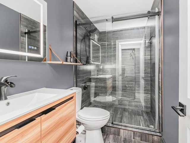 117 Sunset Blvd Unit 10117, Bronx, NY 10473 - bathroom featuring a stall shower, toilet, and vanity