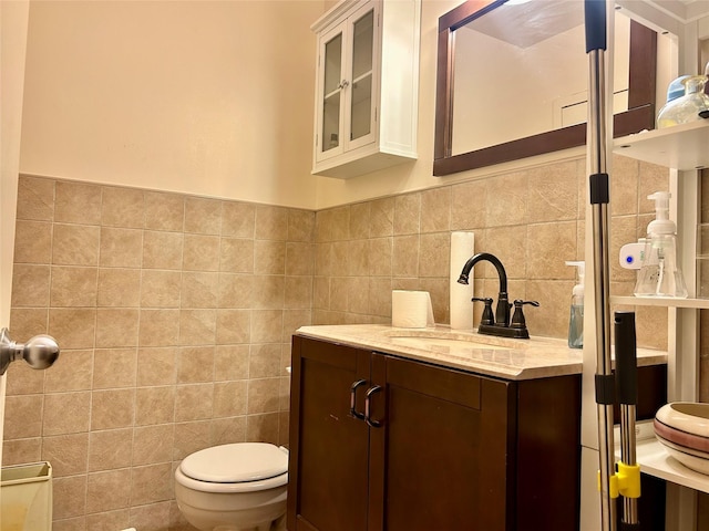2813 W 30th St, Brooklyn, NY 11224 - bathroom with tile walls, toilet, and vanity