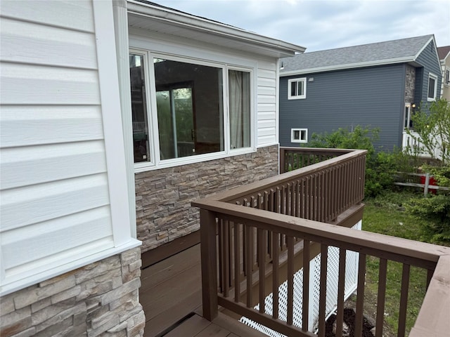 812 Beach St, Lindenhurst, NY 11757 - view of wooden deck