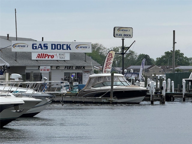 812 Beach St, Lindenhurst, NY 11757 - dock area with a water view