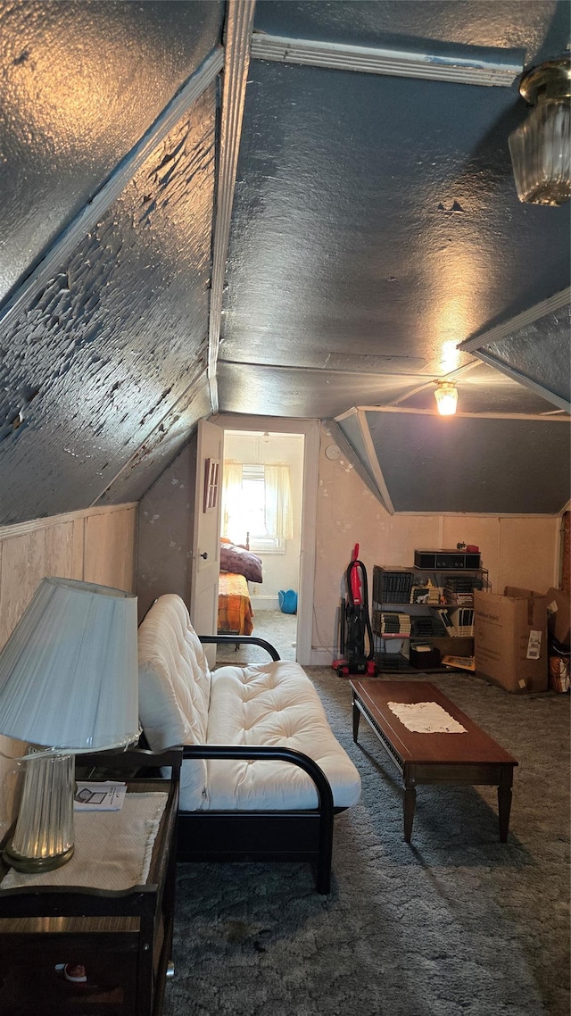 11419 179th St, Addisleigh Park, NY 11434 - bedroom featuring vaulted ceiling and carpet floors