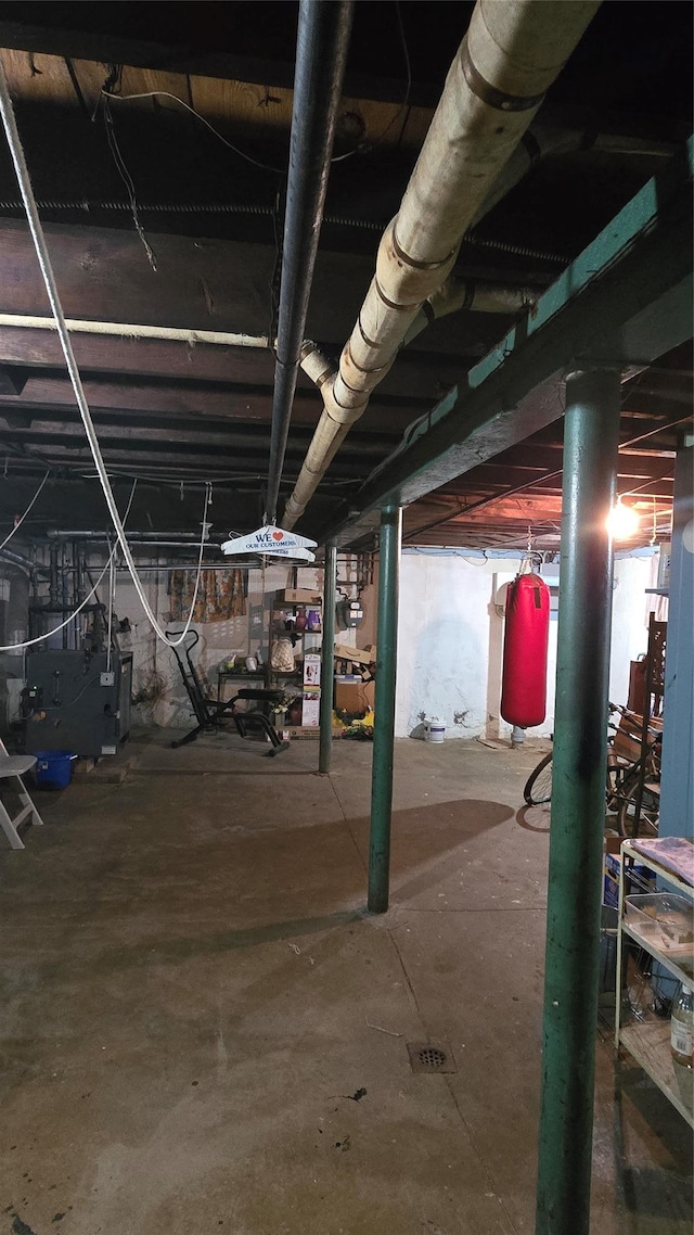 11419 179th St, Addisleigh Park, NY 11434 - view of unfinished basement