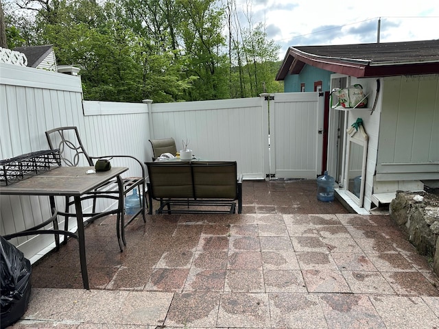 214SHOREDRIVE Shore Dr, Brewster, NY 10509 - view of patio / terrace featuring a gate