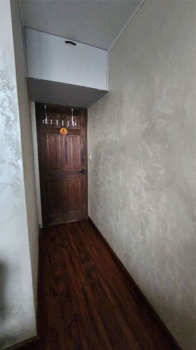 2944 W 5th St Unit 15S, Brooklyn, NY 11224 - hall featuring dark wood-style flooring