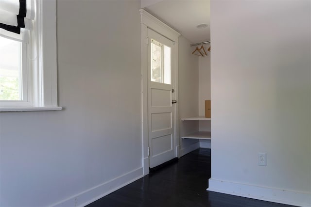 17 Washington Ave, Millbrook, NY 12545 - foyer featuring dark wood-style flooring and baseboards