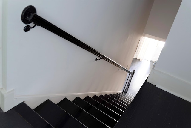 17 Washington Ave, Millbrook, NY 12545 - stairway with wood finished floors