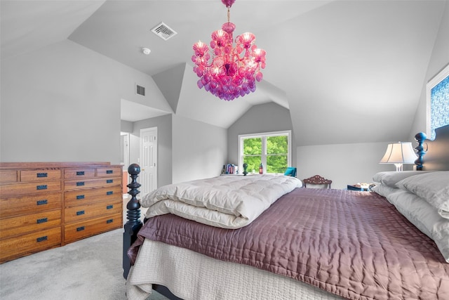 5 Gabriels Dr, Chester, NY 10918 - bedroom featuring vaulted ceiling and carpet flooring