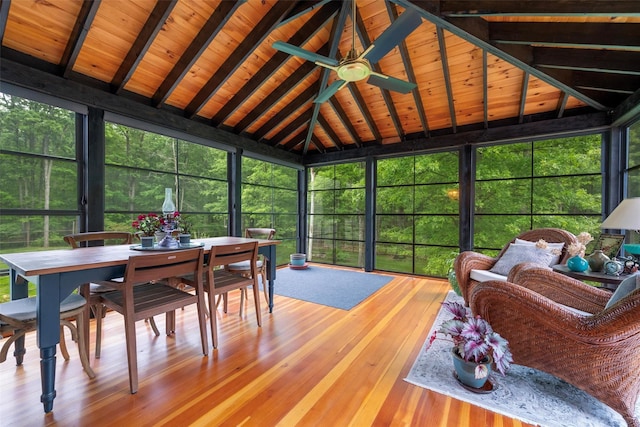 5 Gabriels Dr, Chester, NY 10918 - sunroom featuring outdoor dining area and ceiling fan