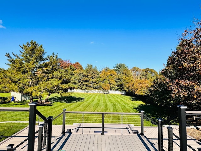 9 Hill And Tree Ct, Melville, NY 11747 - deck with a yard