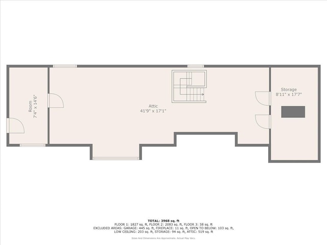 525 Green Pl, Woodmere, NY 11598 - floor plan / room layout