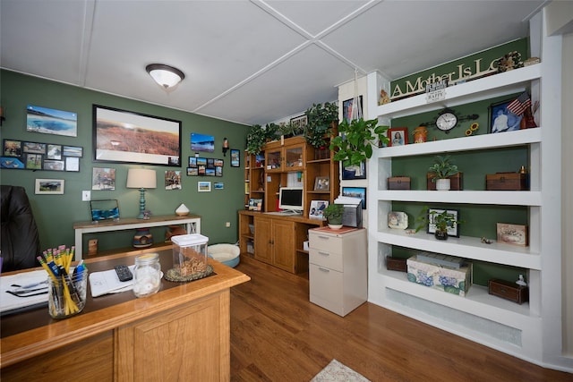 3 Rock Pl, Stanfordville, NY 12581 - office area with dark wood finished floors