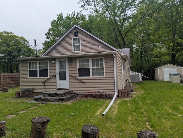 24 Birch St, Bloomingburg, NY 12721 - view of front of property with a shed and an outbuilding