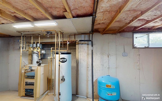 395 Toleman Rd, Washingtonville, NY 12575 - utility room with gas water heater