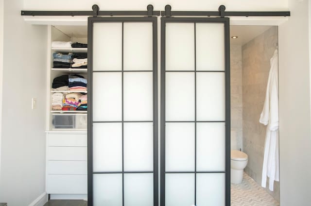 view of closet