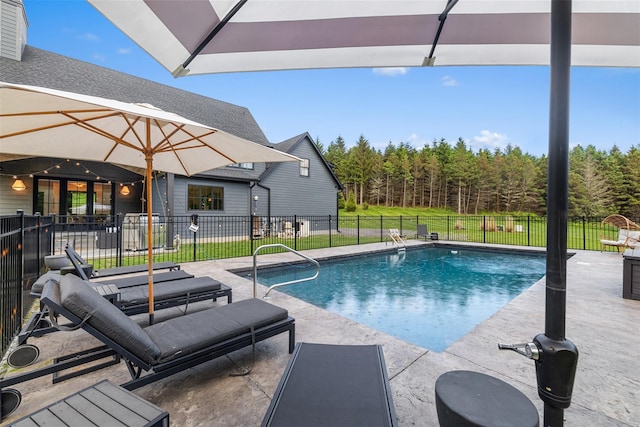 36 Spruce Ln, Poughkeepsie, NY 12603 - view of pool with a patio and fence