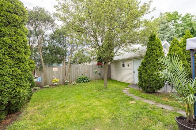 12 Whitman Ave, Bellmore, NY 11710 - view of yard with a garage