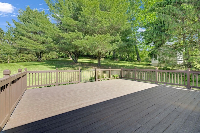 232 County Route 49, Slate Hill, NY 10973 - wooden deck featuring a lawn