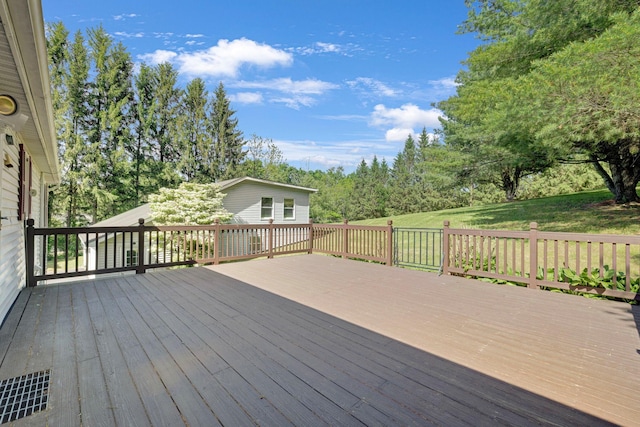232 County Route 49, Slate Hill, NY 10973 - view of wooden deck