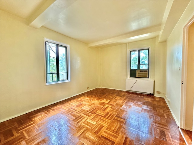 1522 Unionport Rd Unit 6C, Bronx, NY 10462 - unfurnished room with baseboards and cooling unit