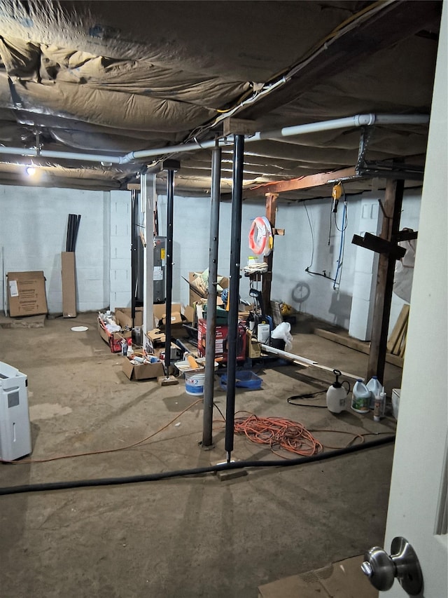 7 Fayer Ct, Phillipsport, NY 12769 - view of unfinished basement