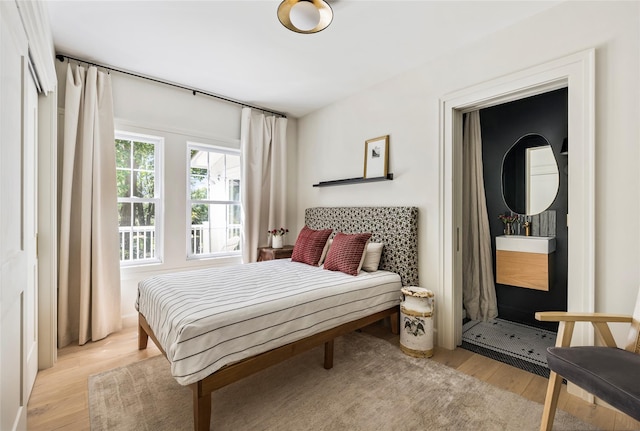 350 Skunk Ln, Cutchogue, NY 11935 - bedroom featuring light wood finished floors