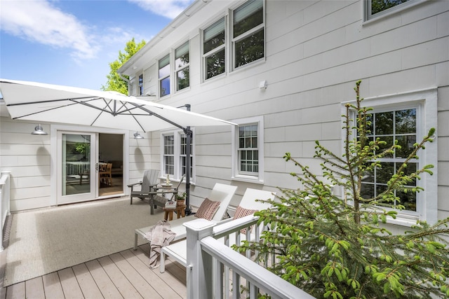 350 Skunk Ln, Cutchogue, NY 11935 - view of deck