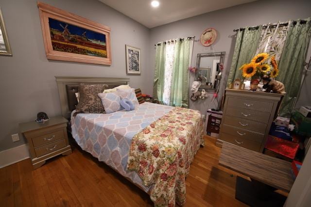 228 N 5th Ave, Mount Vernon, NY 10550 - bedroom featuring wood finished floors and recessed lighting