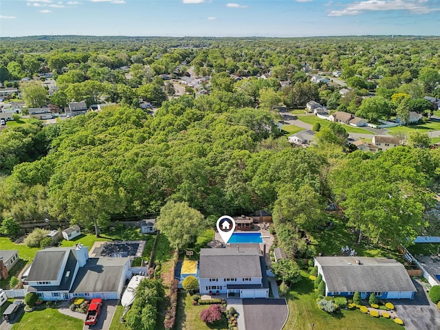 26 Wilson St, Port Jefferson Station, NY 11776 - drone / aerial view of a heavily wooded area