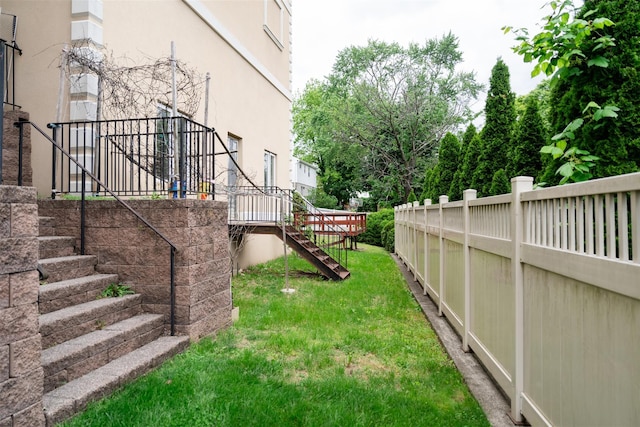 580 Valley Ave, Yonkers, NY 10703 - view of yard featuring stairway