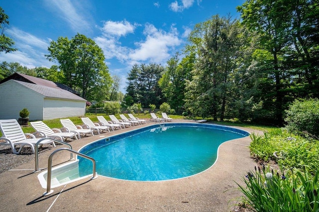 9 Ireland Ave, Wappingers Falls, NY 12590 - community pool with a patio area and view of scattered trees